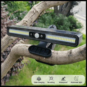 1 Pack Of Solar Outdoor Sensor Lights - IP65 Waterproof, 10,000 Lumens High Brightness, Auto Switching, Can Be Clipped, Wall Mounted, Suitable For Cam