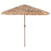 Tiki Umbrella Thatched Patio Umbrella 9 ft Poolside Patio Beach Umbrella