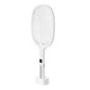 VEVOR Electric Fly Swatter 3 Layers Mesh & Screen Display 1500mAh Battery White