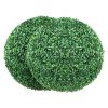 VEVOR Artificial Topiaries Boxwood Trees, 20' Tall (2 Pieces), Ball-Shape Faux Topiaries Plant, All-year Green Feaux Plant Decorative Balls for Backya