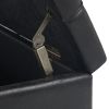 Harrison - Coffee Table Storage Ottoman - Distressed Black