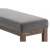 Milltown - Large Ottoman Bench - Grey