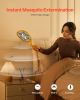 Electric Fly Swatter with 3 Layers Mesh and 500mAh Battery Yellow & Black