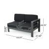 Cape Coral Outdoor Aluminum Sectional Sofa Set