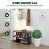 VEVOR Artificial Topiaries Boxwood Trees, 20' Tall (2 Pieces), Ball-Shape Faux Topiaries Plant, All-year Green Feaux Plant Decorative Balls for Backya